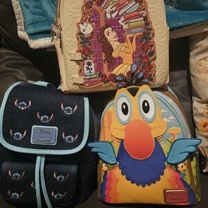 All Three Bags Loungefly Disney  Backpacks NWT
